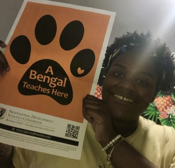 alumni with Bengal Teaches Here poster